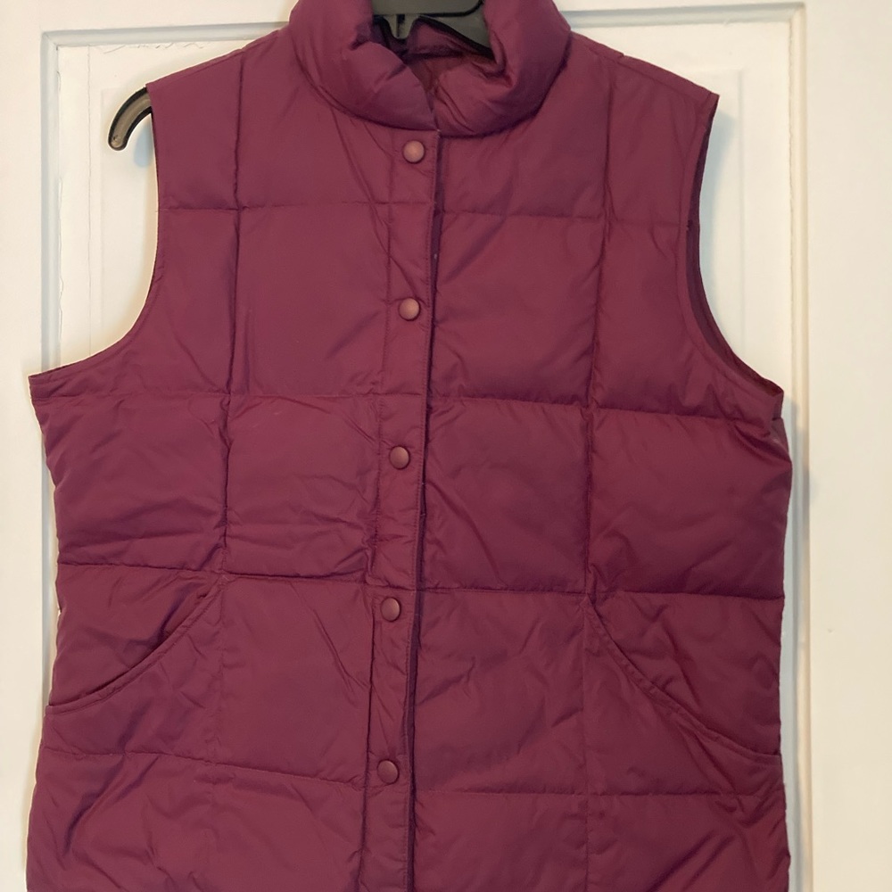 Lands End puff vest